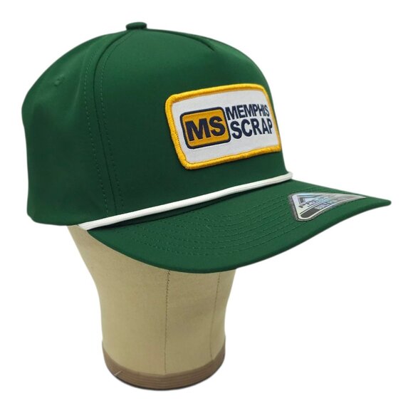 Memphis Scrap Rope Snapback Cap Hat Logo Patch Trucker Baseball Pacific NWOT - Picture 3 of 14